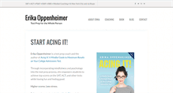 Desktop Screenshot of erikaoppenheimer.com